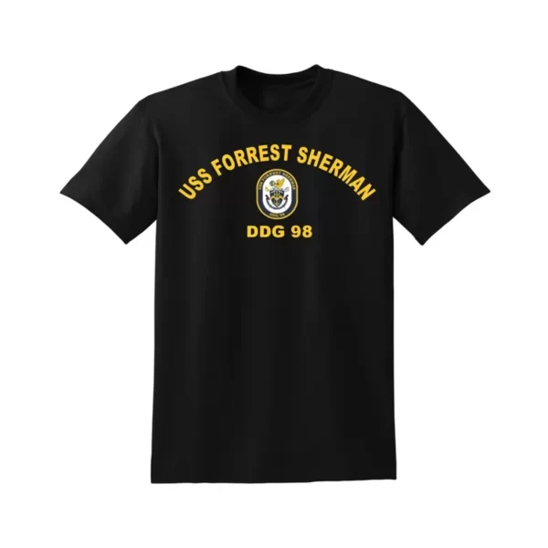 USS FORREST SHERMAN TEE SHIRT - Image 2