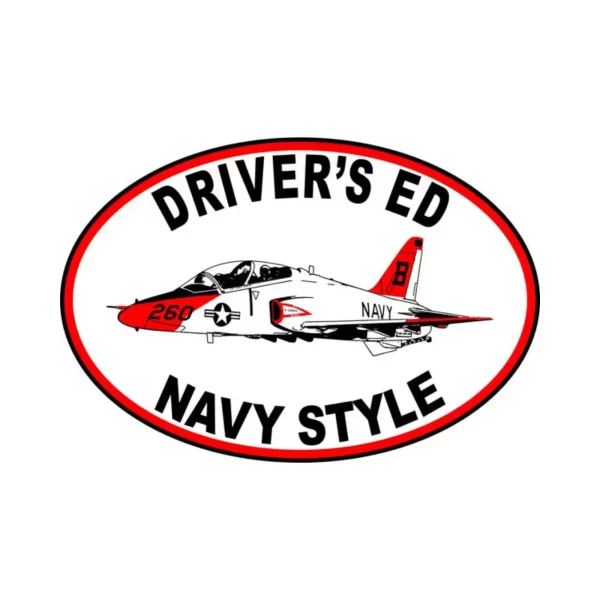 DRIVER' ED NAVY STYLE T-45 DECAL