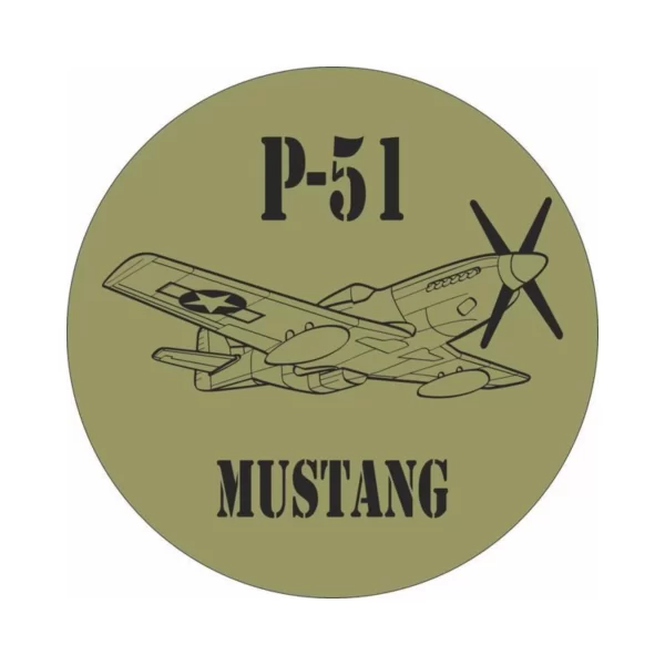 P-51 MUSTANG DECAL