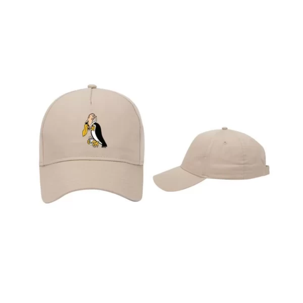 OLD BUZZARD 5 PANEL LOW PROFILE STRUCTURED SOLID BACK CAP