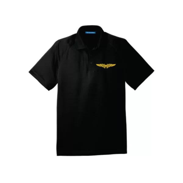 PORT AUTHORITY CROSSOVER RAGLAN POLO WITH WINGS