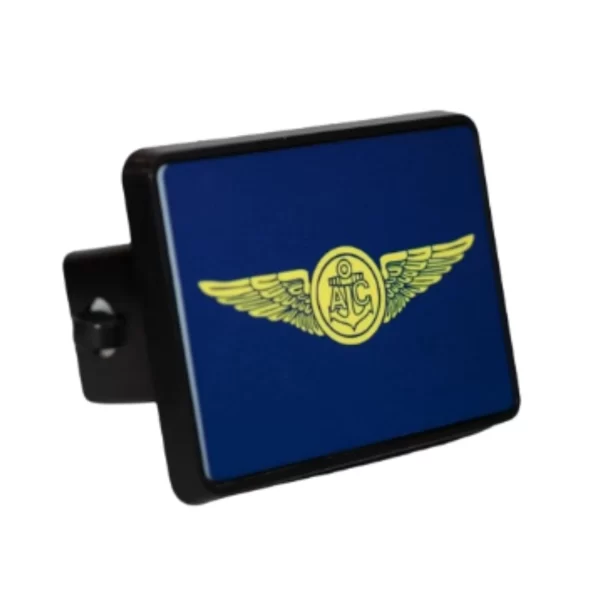 TRAILER HITCH COVER RECTANGLE WITH WINGS