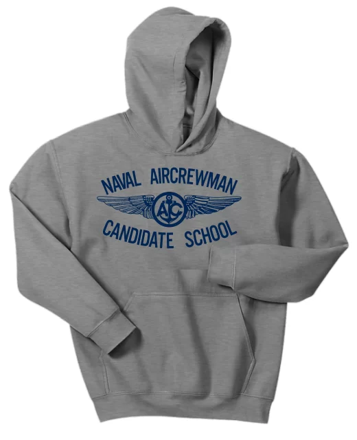 RETRO STYLE NAVAL AIRCREWMAN CANDIDATE SCHOOL HOODIE – The Aircrew Shop